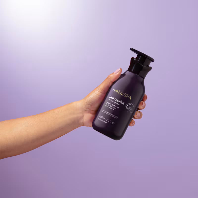 Loção Nutritiva Desodorante Nativa Spa Uva Merlot 400ml