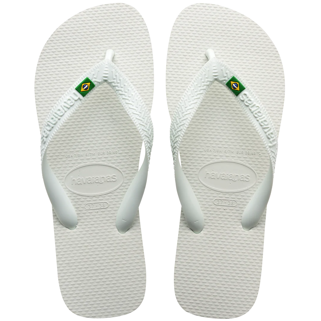 Chinelo Havaianas Brasil Branca