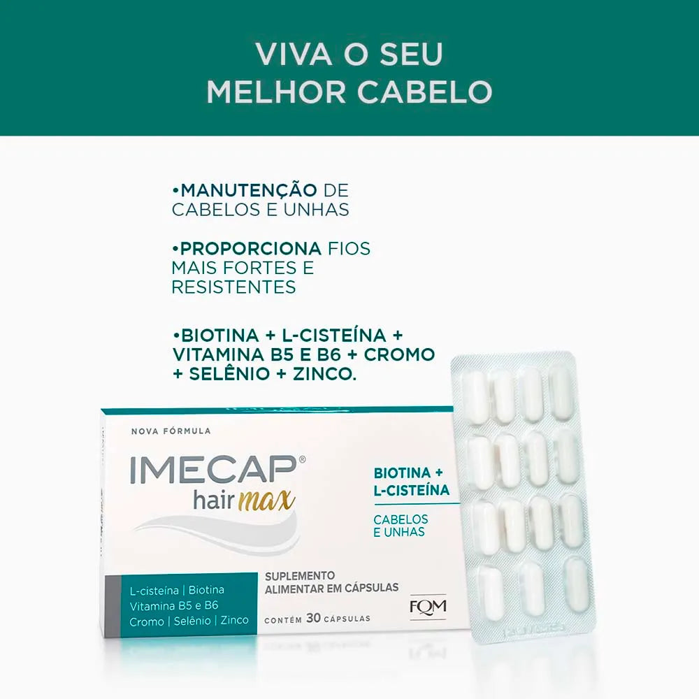 Imecap Hair Max para cabelos e unhas