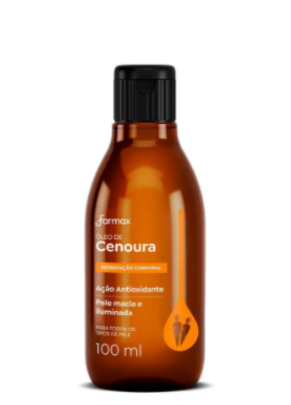 Óleo Corporal Farmax Cenoura 100ml