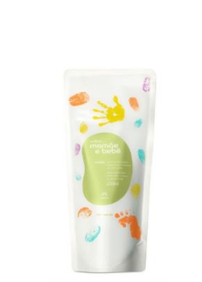 Mamãe e bebe Shampoo Natura Refil 200ml