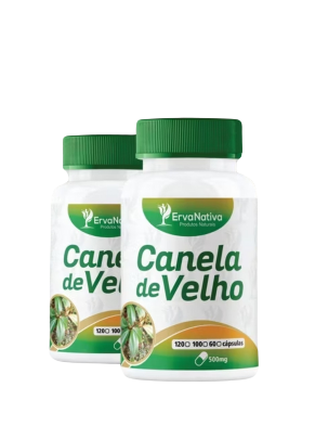 Canela de Velho em cápsulas