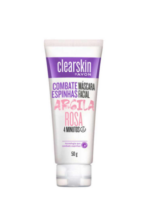 Mascara Facial Argila Avon Clearskin Rosa