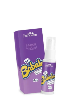 Ice Babaloo Uva - Gel Beijável V1bra e Gela 15g