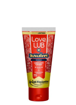 Lubrificante Íntimo Gel 60g Bubbalove LoveLub La Pimienta Morango