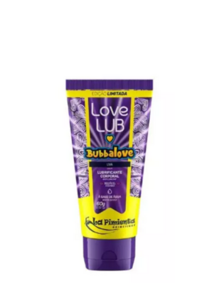 Lubrificante Íntimo Gel 60g Bubbalove LoveLub La Pimienta Uva