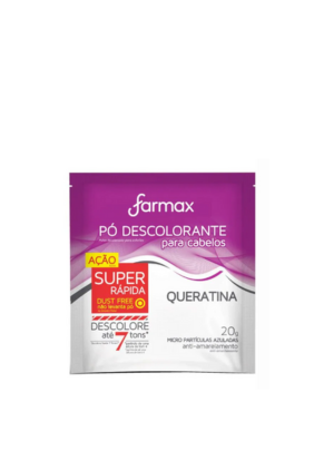 PÓ DESCOLORANTE QUERATINA FARMAX 20g
