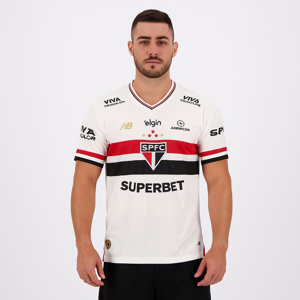 Camiseta Time de Futebol São Paulo Oficial 2025