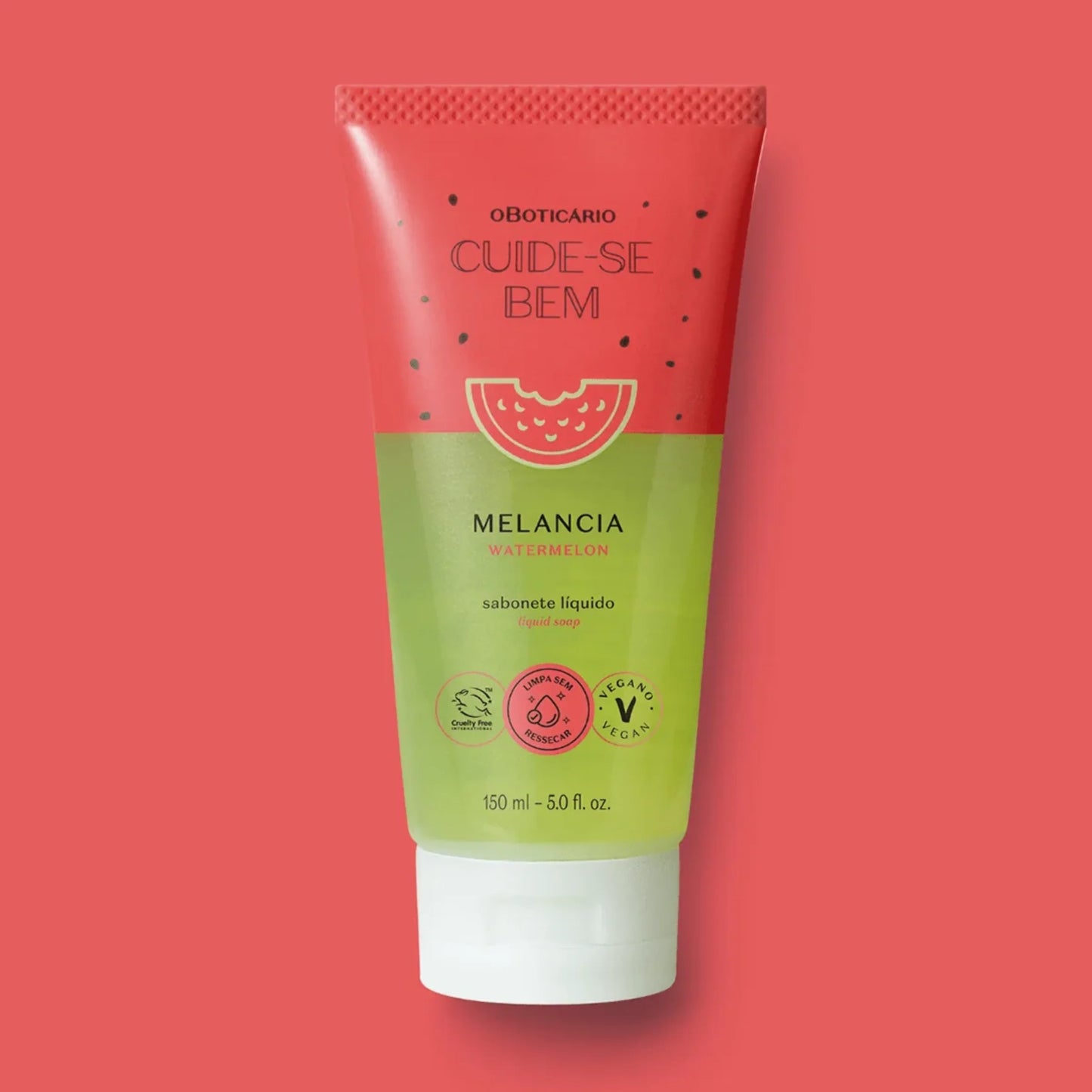 Sabonete Liquido Refrescante Cuide-se Bem Melancia 150ml