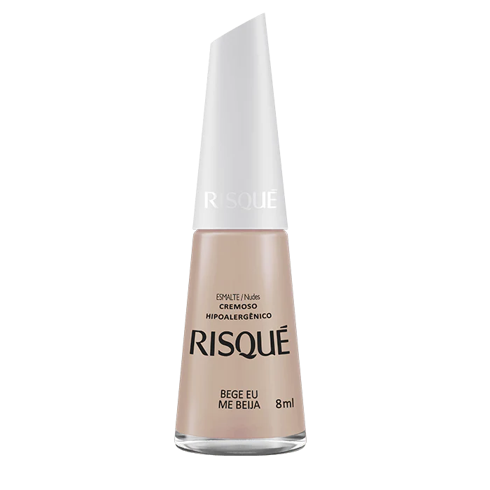 Risqué Esmalte Bege eu Me Beija