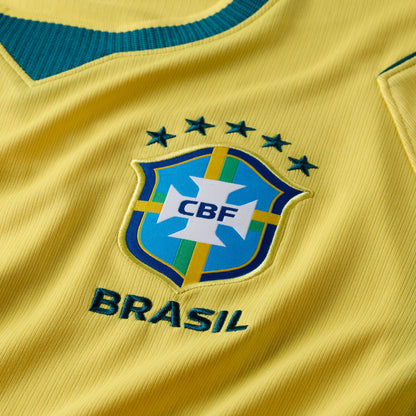 Camiseta Brasil Oficial Amarela 2026/27
