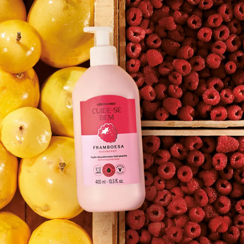Loção Hidratante Cuide-se Bem Feira Framboesa 400ml