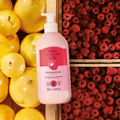 Loção Hidratante Cuide-se Bem Feira Framboesa 400ml