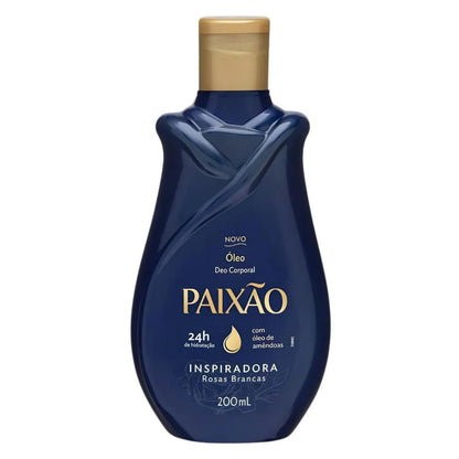 Óleo Corporal Paixão Inspiradora Rosas Brancas 200Ml