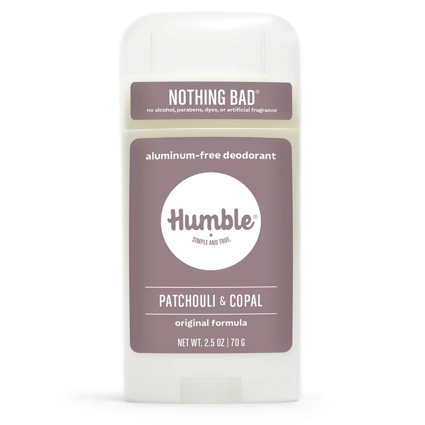 Desodorante Natural Humble Patchouli & Copal – 70g