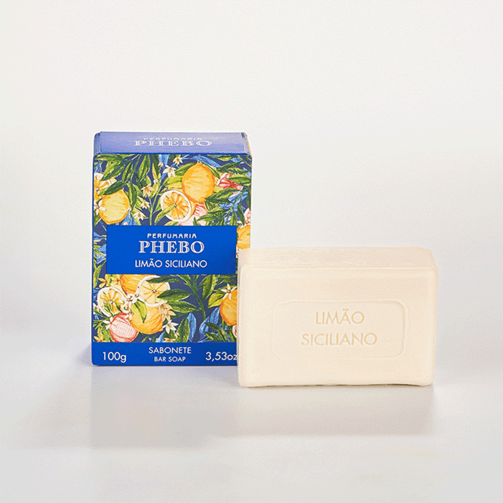 Sabonete em barra Phebo Limão Siciliano