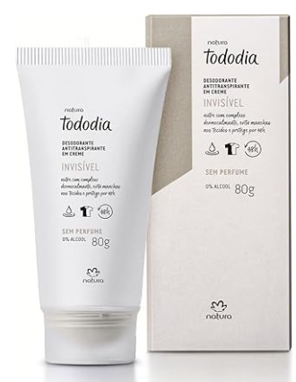 Natura tododia desodorante em creme invisível s/ perfume 80g