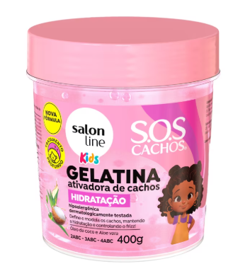 SOS Cachos Kids Salon Line - Gelatina ativadora de cachos