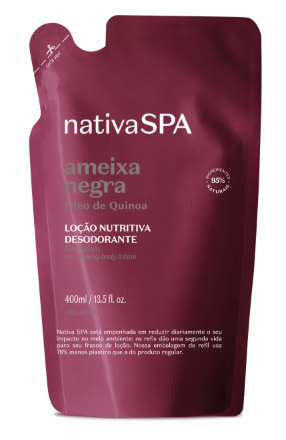 Refil Loção Hidratante Ameixa Negra Nativa SPA - Boticário 450ml