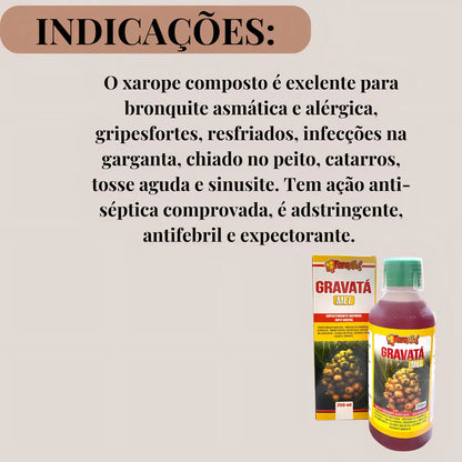 Xarope Expectorante Gravatá Mel - 250ml