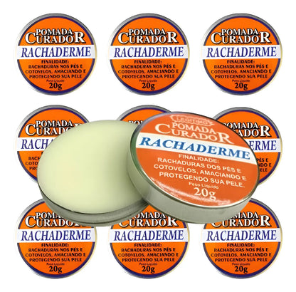 Pomada Curador Rachaderme Para Rachadura Nos Pés E Cotovelos