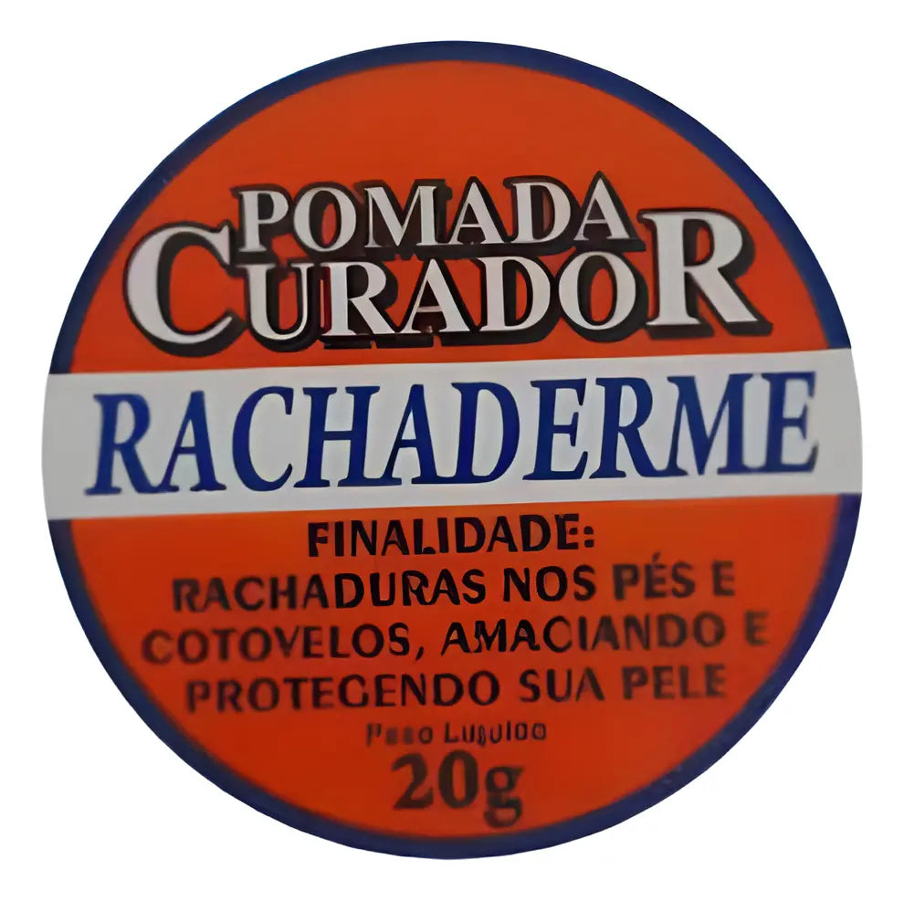 Pomada Curador Rachaderme Para Rachadura Nos Pés E Cotovelos
