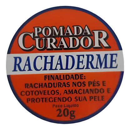 Pomada Curador Rachaderme Para Rachadura Nos Pés E Cotovelos