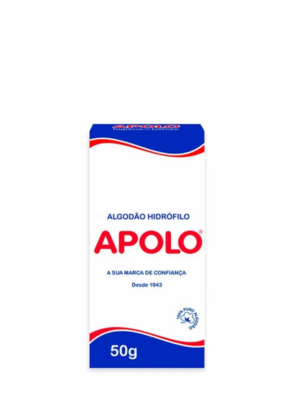 Algodão hidrófilo Apolo 50g