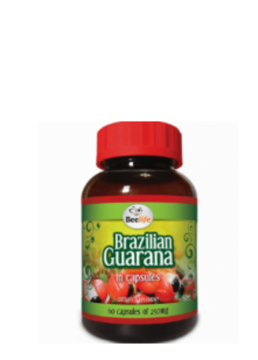 Brazilian Guaraná - Capsulas de guaraná Brasileiro - Suplemento Natural -60 cápsulas