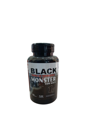 Black Monster - Tribulus Terrestris com Maca - 120 cápsulas