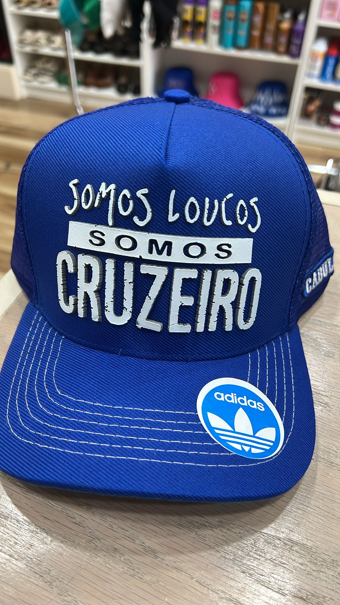 Boné Somos Loucos - Somos Cruzeiro