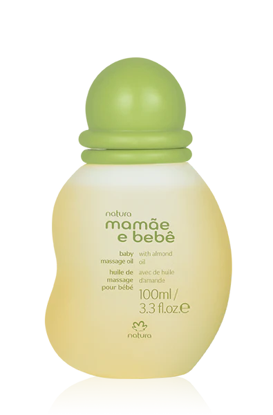 Óleo para massagem no bebê - Mamãe e Bebê Natura 100ml