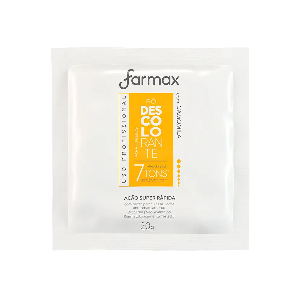 PÓ DESCOLORANTE CAPILAR CAMOMILA FARMAX 20g