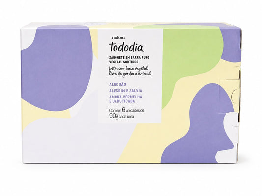 Kit Sabonetes Natura Tododia Sortidos – 6 Unidades
