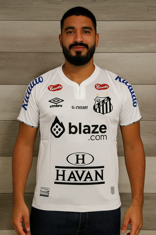 Camiseta Time de Futebol  - Santos Oficial 2025