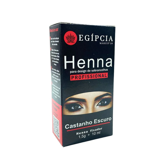 Henna Egipcia Castanho Escuro