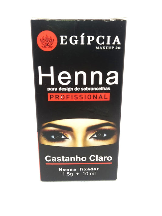 Henna Egipcia Castanho Claro