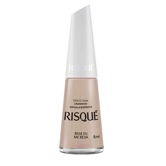 Risqué Esmalte Bege eu Me Beija